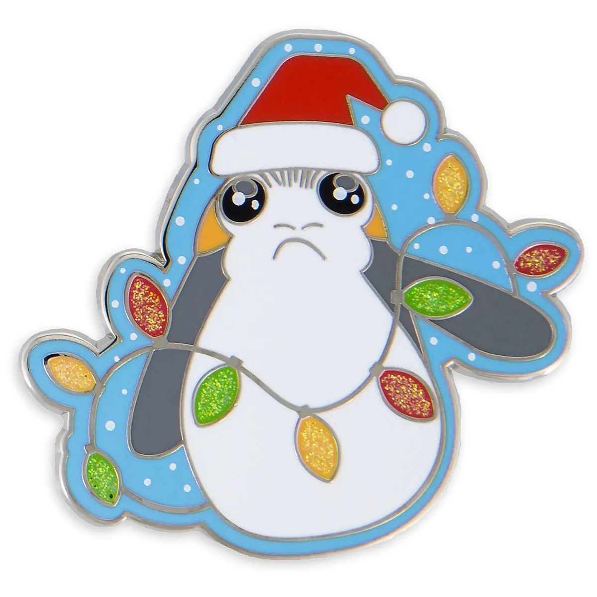 Disney Holiday Pin - Santa Porg - Star Wars The Last Jedi 1 Disney Holiday Pin - Santa Porg - Star Wars The Last Jedi