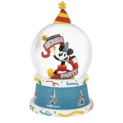 Disney Snow Globe - Mickey's Celebration - Light Up