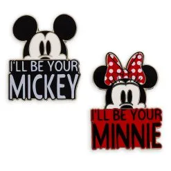Disney Pin Set - I'll Be Your Mickey, I'll Be Your Minnie