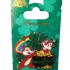 Disney St. Patrick's Day Pin - Chip N' Dale - Pot Of Gold