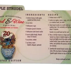 Disney Food And Wine Festival Pin - 2015 Chef Stitch With Recipe
