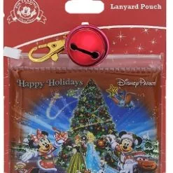 Disney Lanyard Pouch - Happy Holidays - Mickey & Friends