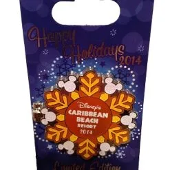Disney Holidays Resort Pin - 2014 Caribbean Beach Resort