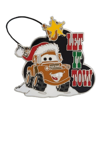 Disney Christmas Pin - Tow Mater - Let It Tow 1 Disney Christmas Pin - Tow Mater - Let It Tow