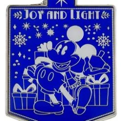 Disney Hanukkah Pin - Mickey Mouse - Joy And Light