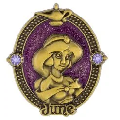 Disney Birthstone Pin - Princess Jasmine - June