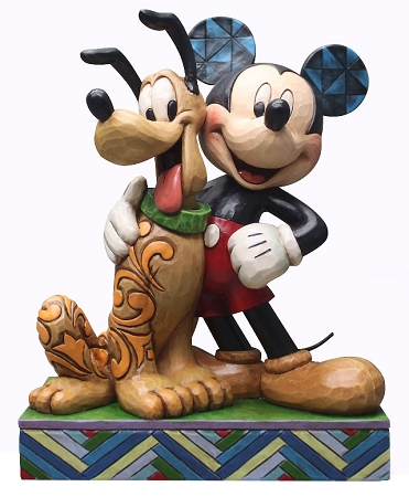 Disney Jim Shore Figurine - Mickey And Pluto - Best Pals 1 Disney Jim Shore Figurine - Mickey And Pluto - Best Pals