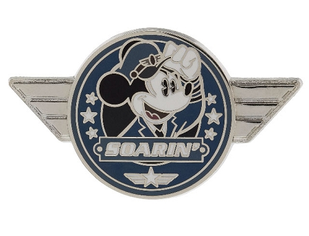 Disney Soarin' Pin - Mickey Mouse Pilot - Epcot 1 Disney Soarin' Pin - Mickey Mouse Pilot - Epcot