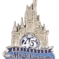 Disney Magic Kingdom Pin - 45th Anniversary - Cinderella Castle