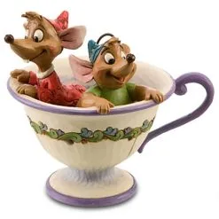 Disney Jim Shore Figurine - Gus And Jaq - Tea For Two