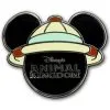 Disney Animal Kingdom Pin - Mickey Icon With Helmet