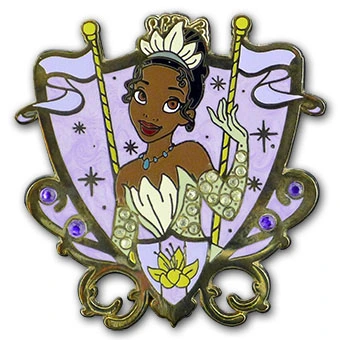Disney Princess Pin - Princess Tiana Jeweled 1 Disney Princess Pin - Princess Tiana Jeweled