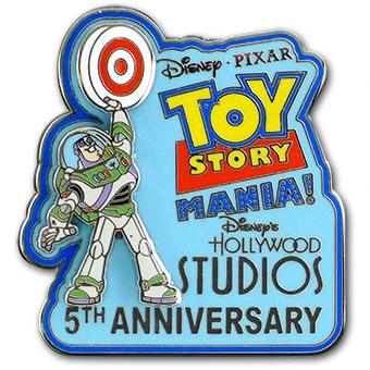 Disney Toy Story Mania Pin - 5th Anniversary - Buzz Light Year - LE 1 Disney Toy Story Mania Pin - 5th Anniversary - Buzz Light Year - LE