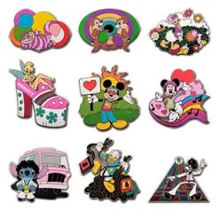 Disney Mystery Pin Set - 1970's Mickey Mouse And Friends - 2 Random