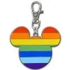 Disney Pin Lanyard Medal - Rainbow Mickey Mouse Icon