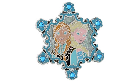 Disney Frozen Pin - Princess Jewel - Anna & Elsa 1 Disney Frozen Pin - Princess Jewel - Anna & Elsa