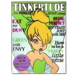 Disney Tinker Bell Pin - Tinkertude Magazine Cover