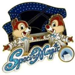 Disney Spectomagic Parade Pin - Piece Of Disney History - Chip N Dale