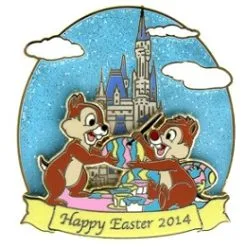 Disney Easter Pin - Happy Easter 2014 - Chip & Dale