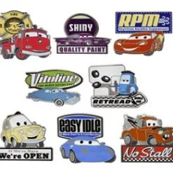 Disney Cars Pin Set - Cars Kitsch Mystery Set