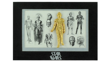 Disney Star Wars Weekends - 2014 Jumbo C3PO Pin With Mini-Print 1 Disney Star Wars Weekends - 2014 Jumbo C3PO Pin With Mini-Print