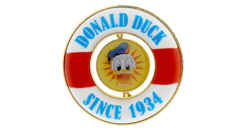 Disney Donald Duck Pin - Donald Duck 80th Anniversary Pin 1 Disney Donald Duck Pin - Donald Duck 80th Anniversary Pin