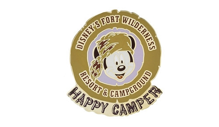 Disney Wilderness Lodge Pin - Mickey Mouse - Happy Camper 1 Disney Wilderness Lodge Pin - Mickey Mouse - Happy Camper