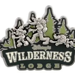 Disney Wilderness Lodge Pin - Mickey And Friends - Hiking Gang