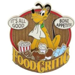 Disney Pluto Pin - Food Critic