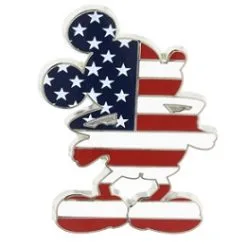 Disney Mickey Mouse Pin - Stars And Stripes