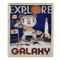 Disney Mickey Mouse Pin - Explores The Galaxy
