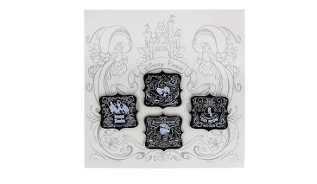 Disney Booster Pin Set - Magic Kingdom Attractions - 4 Pins 1 Disney Booster Pin Set - Magic Kingdom Attractions - 4 Pins