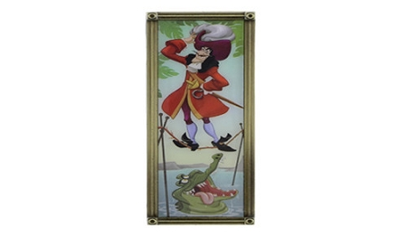Disney Peter Pan Pin - Captain Hook Stretch Portrait 1 Disney Peter Pan Pin - Captain Hook Stretch Portrait