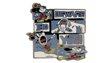 Disney Expedition Everest Pin - Beware Of The Yeti 1 Disney Expedition Everest Pin - Beware Of The Yeti