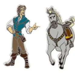 Disney Tangled Pin Set - Flynn & Maximillian