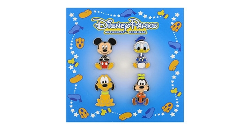 Disney Booster Pin Set - Big Head Art - Mickey Mouse And Friends 1 Disney Booster Pin Set - Big Head Art - Mickey Mouse And Friends