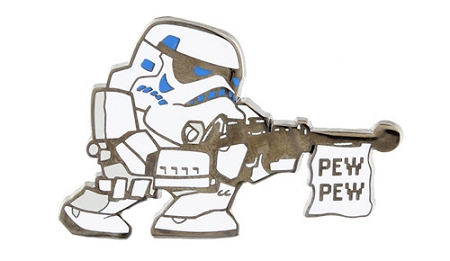 Disney Star Wars Pin - Storm Trooper - Pew Pew 1 Disney Star Wars Pin - Storm Trooper - Pew Pew