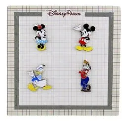 Disney Booster Pin Set - Classic Mickey And Friends Characters