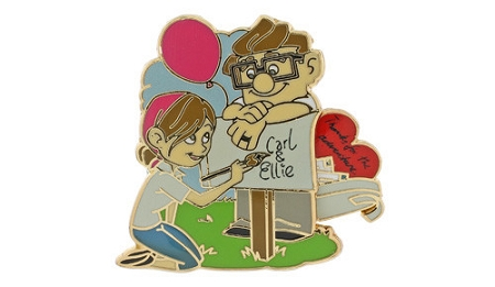 Disney Pixar Up Pin - Carl And Ellie At The Mailbox 1 Disney Pixar Up Pin - Carl And Ellie At The Mailbox