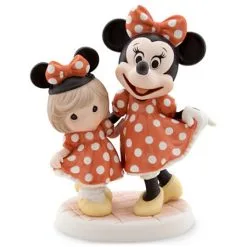 Disney Precious Moments Figurine - Minnie Mouse And Girl - Minnie & Me