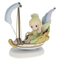 Disney Precious Moment Figurine - Tinkerbell - Imagination Has No Ride