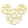 Disney Mickey Mouse Pin - Gold Filigree Icon