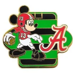 Disney Football Pin - NCAA Alabama Mickey Mouse