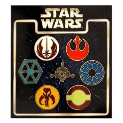 Disney Pin Set - Star Wars Emblems Pin Set - Symbols