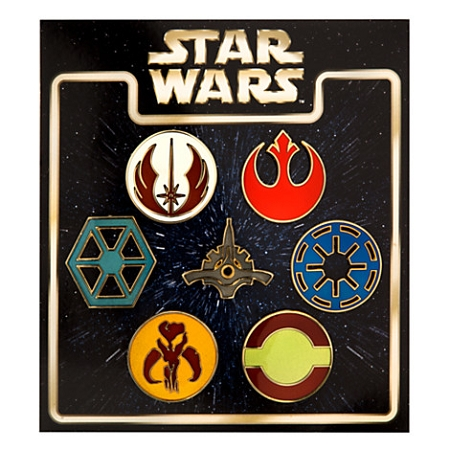 Disney Pin Set - Star Wars Emblems Pin Set - Symbols 1 Disney Pin Set - Star Wars Emblems Pin Set - Symbols