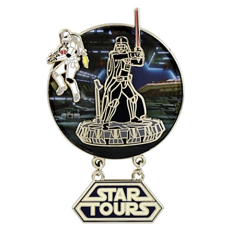 Disney Star Tours Pin - Darth Vader And Stormtrooper 1 Disney Star Tours Pin - Darth Vader And Stormtrooper