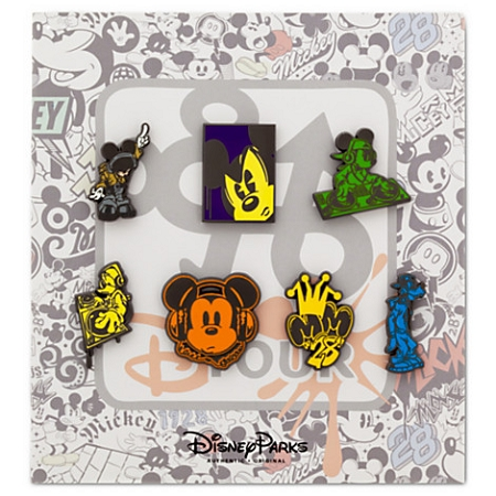 Disney Mini Pin Set - Mickey Mouse And Friends - D-Tour 1 Disney Mini Pin Set - Mickey Mouse And Friends - D-Tour