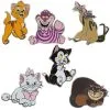 Disney Booster Pin Set - Disney Cats - Set Of 6
