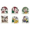Disney Christmas Mini Pin Set - Santa Mickey And Friends - Set Of 6
