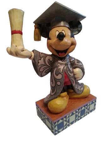 Disney Jim Shore Figurine - Graduation Mickey Mouse - You Did It 1 Disney Jim Shore Figurine - Graduation Mickey Mouse - You Did It